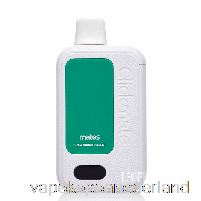 Vape Nederland 7 Daze Clickmate 15000 Wegwerpset Groene Muntontploffing
